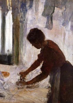 Edgar Degas : Woman Ironing III